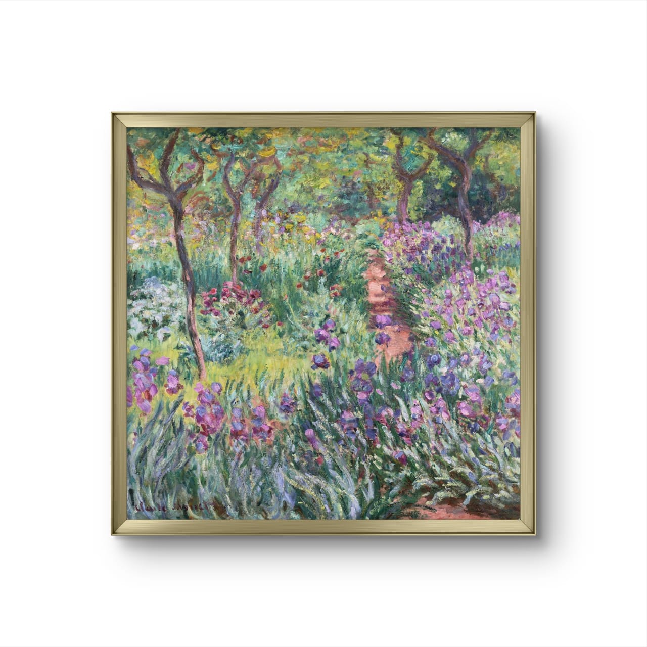 The Iris garden at Giverny - Claude Monet