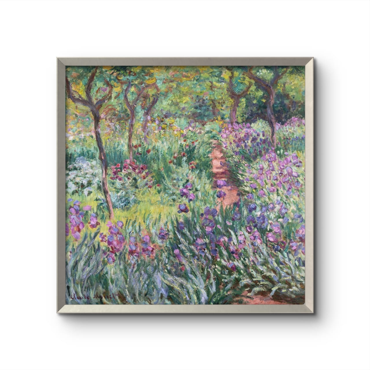 The Iris garden at Giverny - Claude Monet