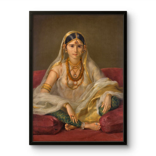 A mughal woman - Francesco Renaldi – Premium Abstract Art Print