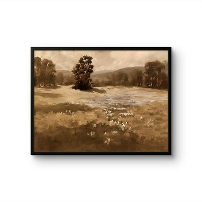 Lupine Meadow Spring Landscape