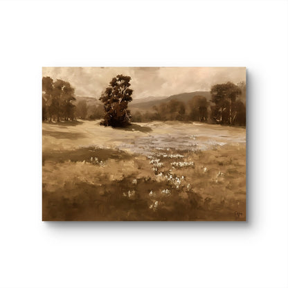 Lupine Meadow Spring Landscape