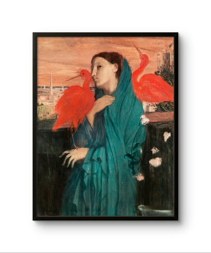 Edgar Degas - Young Woman with Ibis
