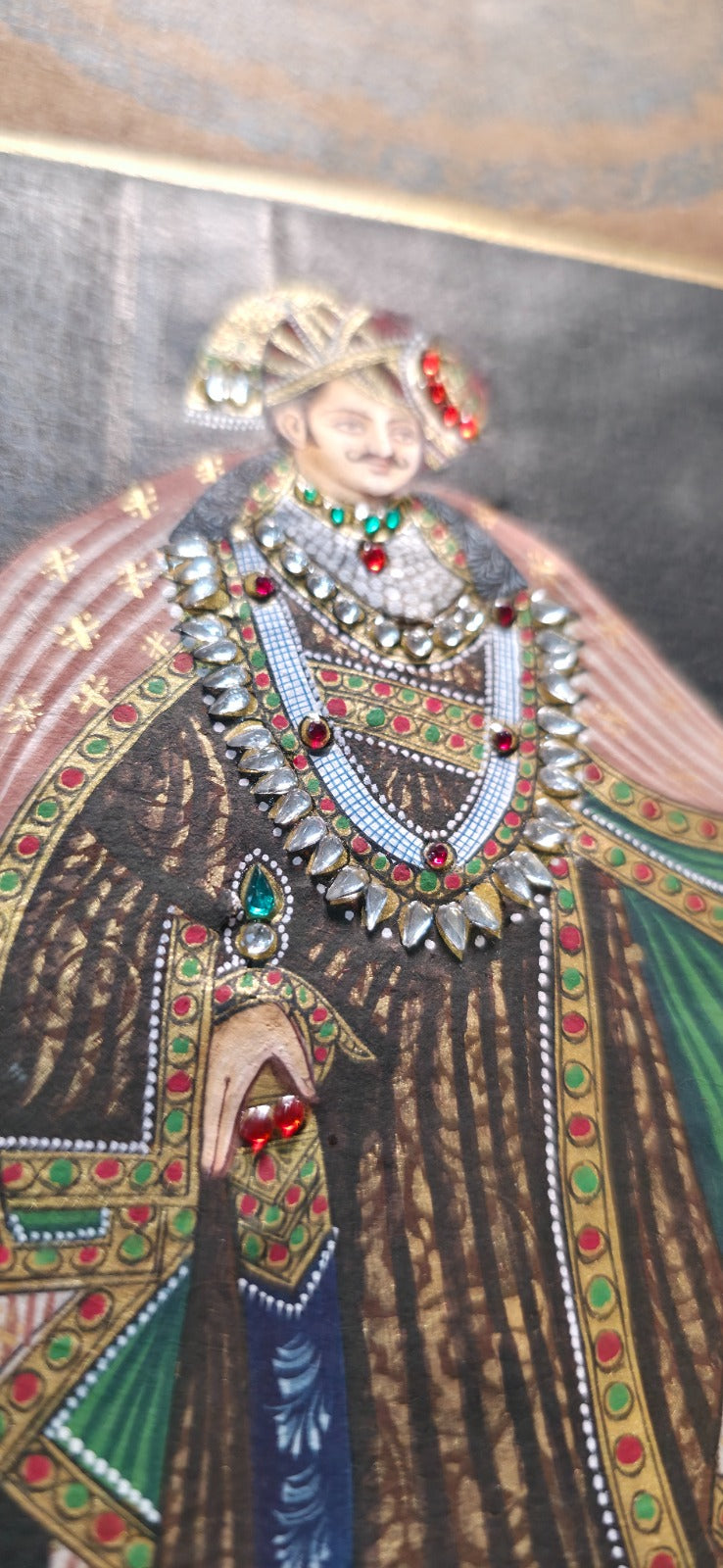 Embellished Raja and Rani - Folio Art - Set of 2