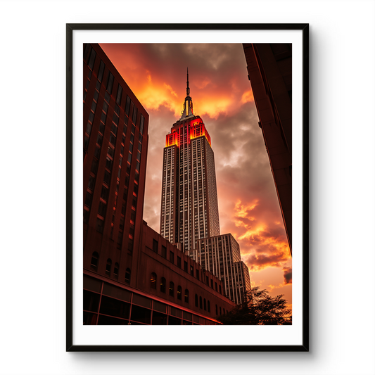 Golden Empire State Building