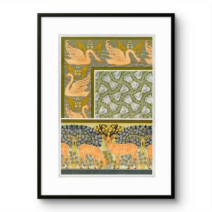 Maurice Pillard Verneuil- Swans & Deer